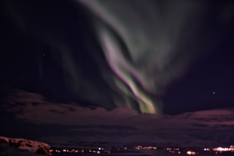 Nordlicht violett