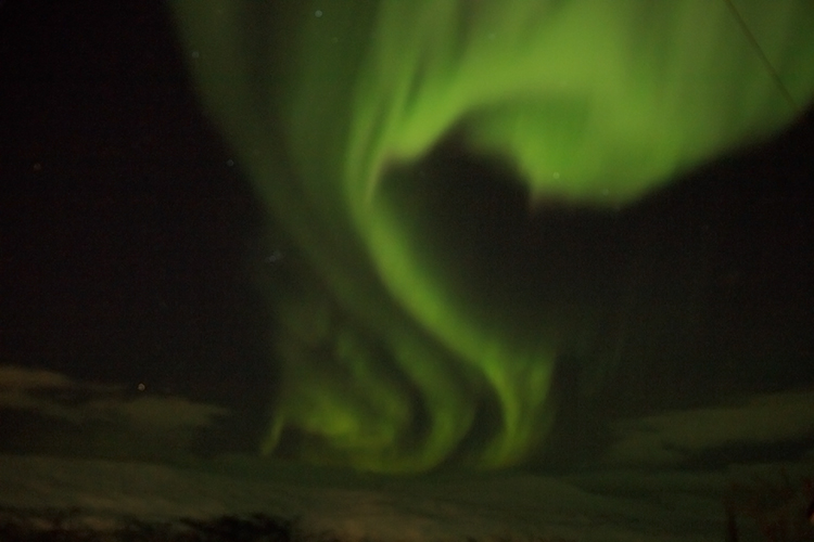 Nordlicht grün