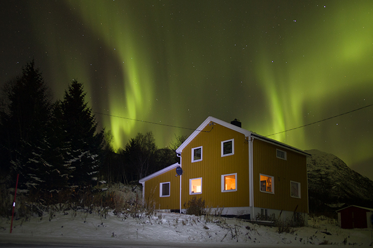 Nordlicht Panorama