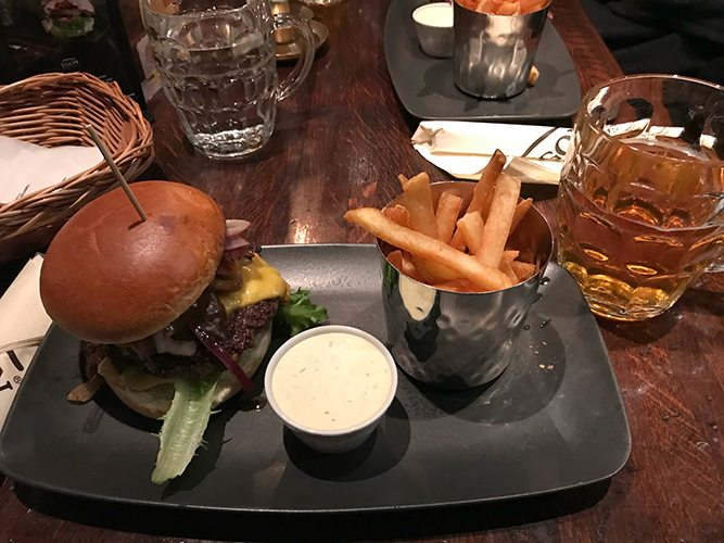 Burger Abendessen
